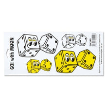 Load image into Gallery viewer, MOON 8 DICE STICKER
