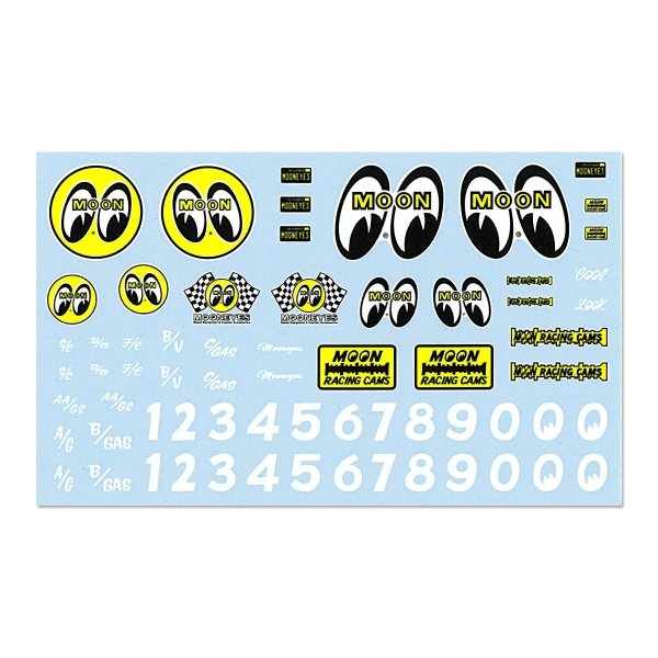 1/64 DIECAST CAR DECALS MOONEYES ASSORT VOL. 2