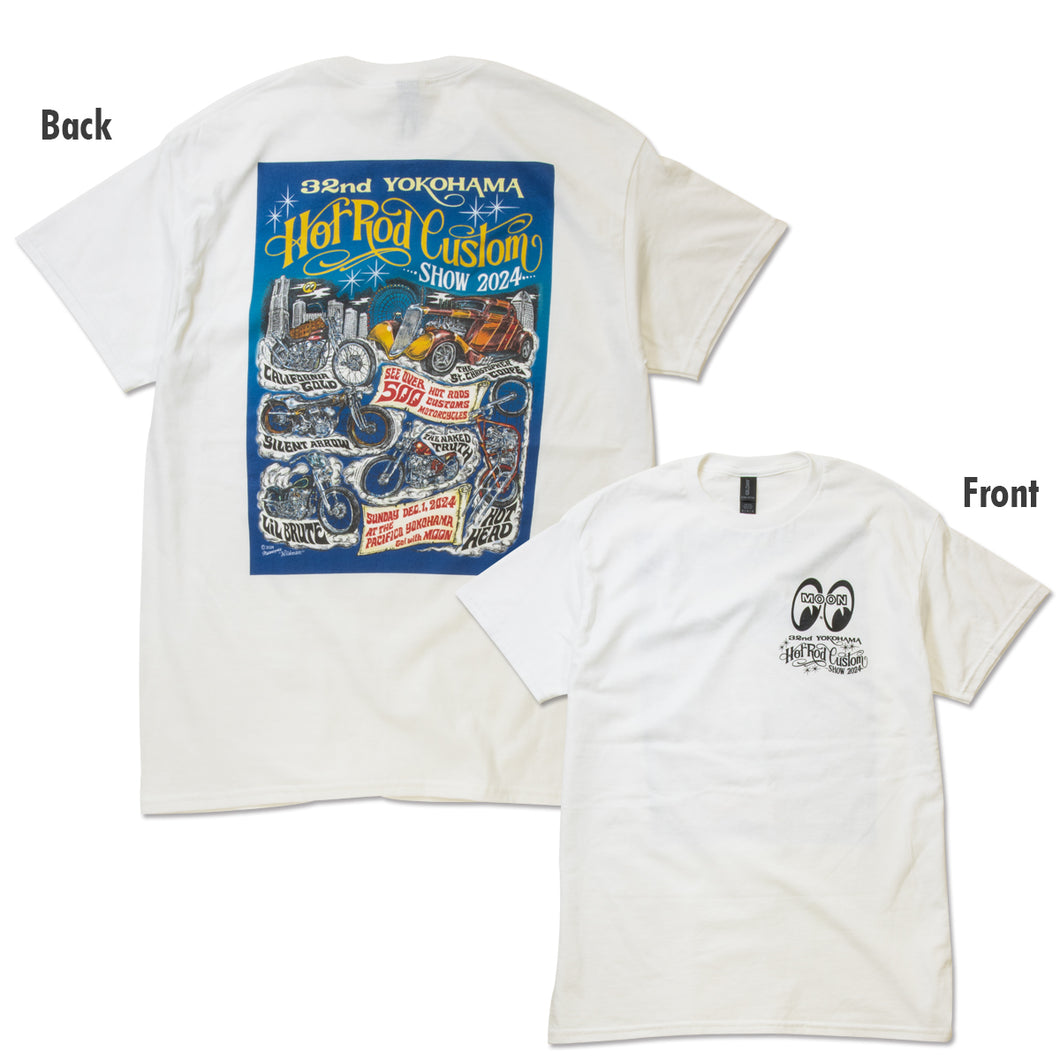 32ND YOKOHAMA HOT ROD CUSTOM SHOW 2024 T-SHIRT